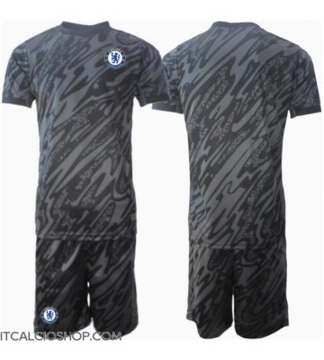 Chelsea Portiere Seconda Maglia Bambino 2024-25 Manica Corta (+ Pantaloni corti)